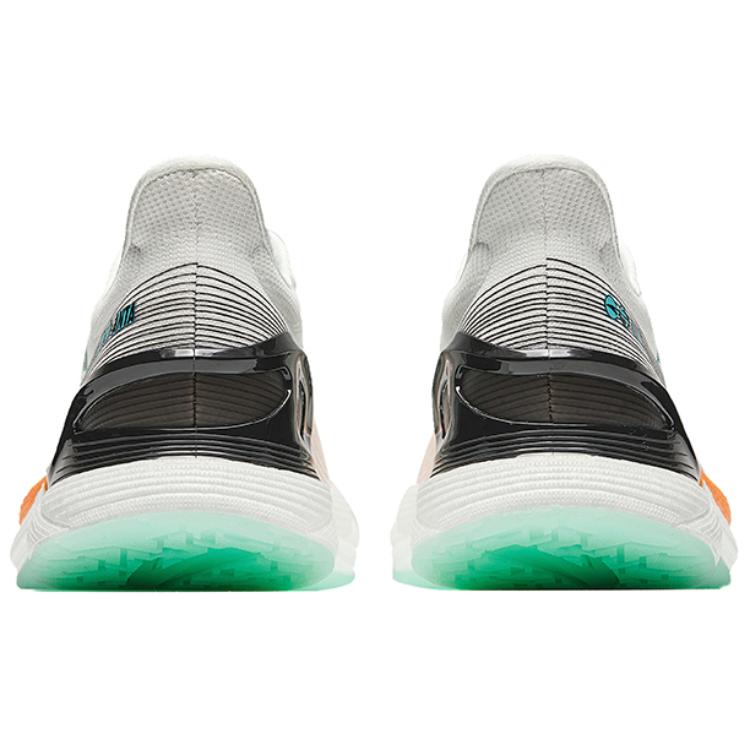 Anta 2.0 Pro Comfortable Cushioning Non-Slip Wear-Resistant Low-Top Casual Running Shoes Men Sneaker White Orange Black 112435538-3