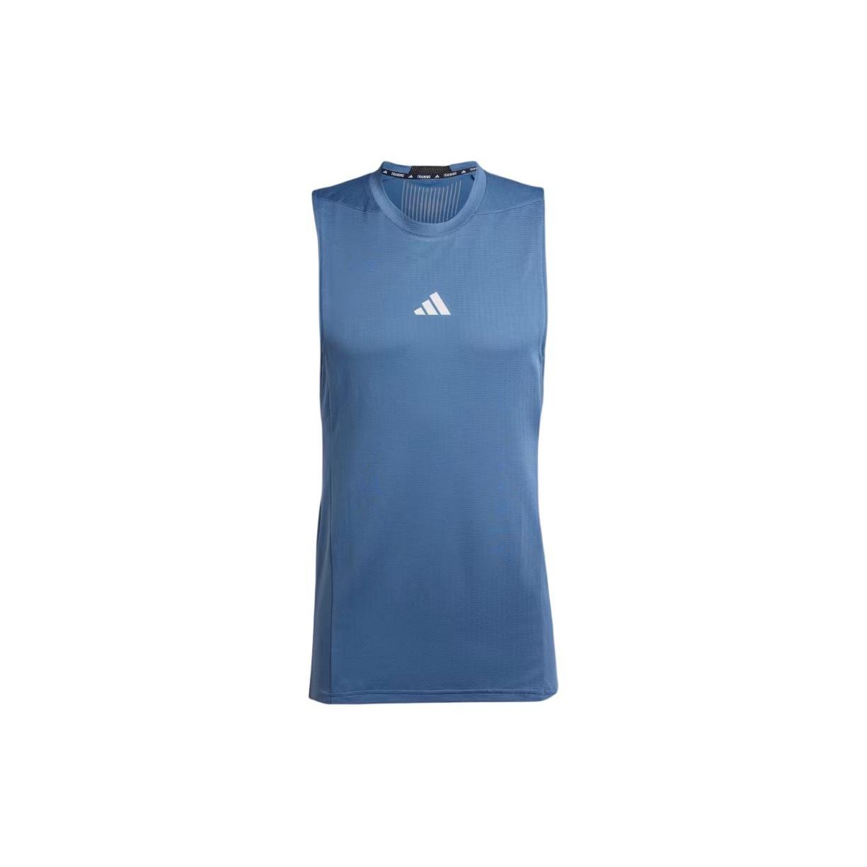 adidas Designed for Training Workout HEAT.RDY Tank Asia Sizing Blue Men s IS3713 L