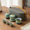 LIU Forbidden City Portable Ceramic Tea Set
