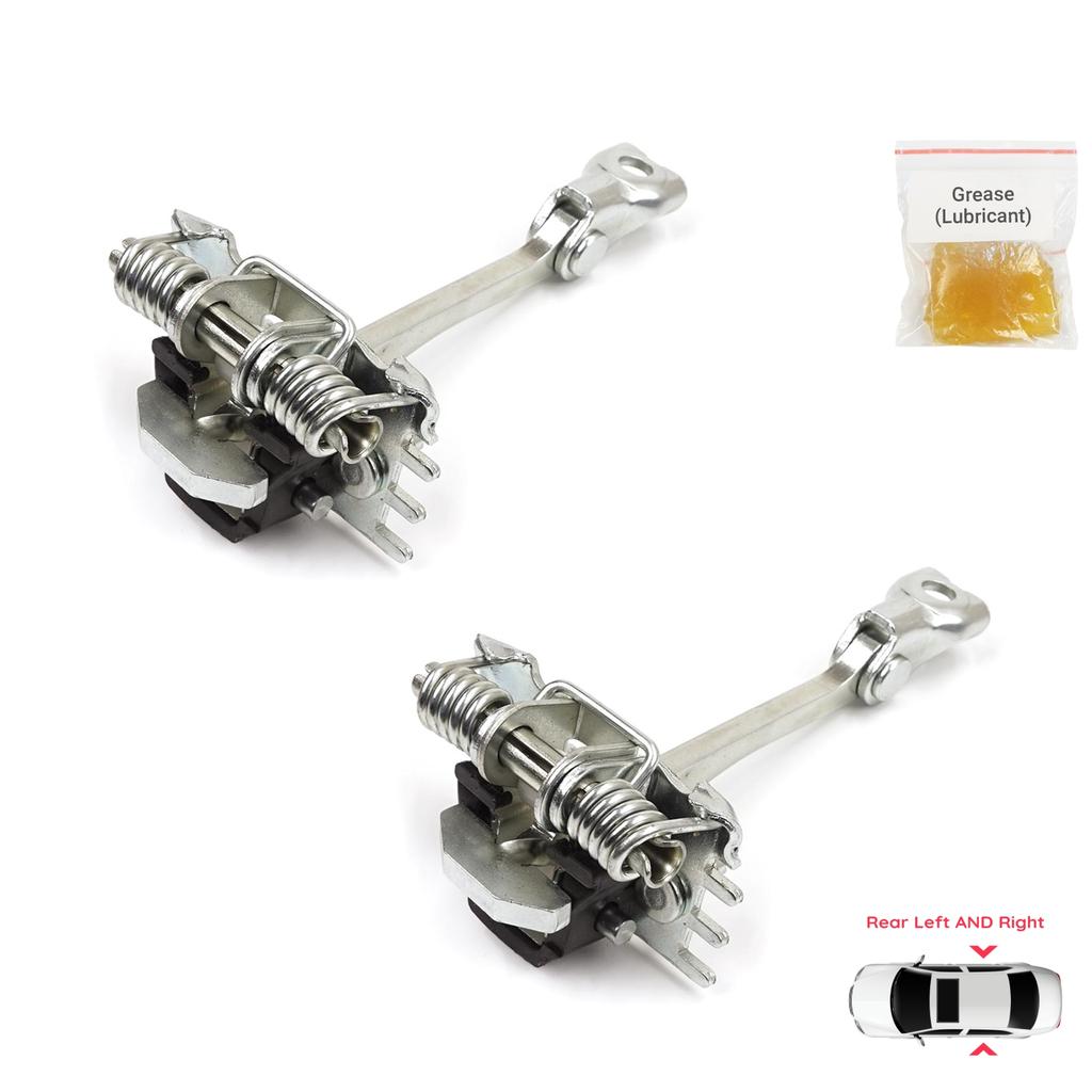 EDP946-1 2 Pieces Rear Left AND Right Door Catch Hinge Brake Stop Check Strap Limiter for Citroen C3 MK2 SC A51 2009-2016 9181Q5