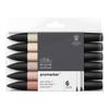 Feutres À Alcool - Winsor & Newton - Promarker - Tons De Peau - 6 Pcs - Double Pointe