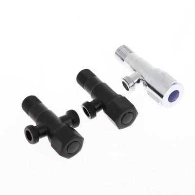 2 Way Angle Valve Bath Bidet Sprayer Toilet Shower Head Parts Stainless Steel Bathroom Quick Opening Triangle Valve Accessories