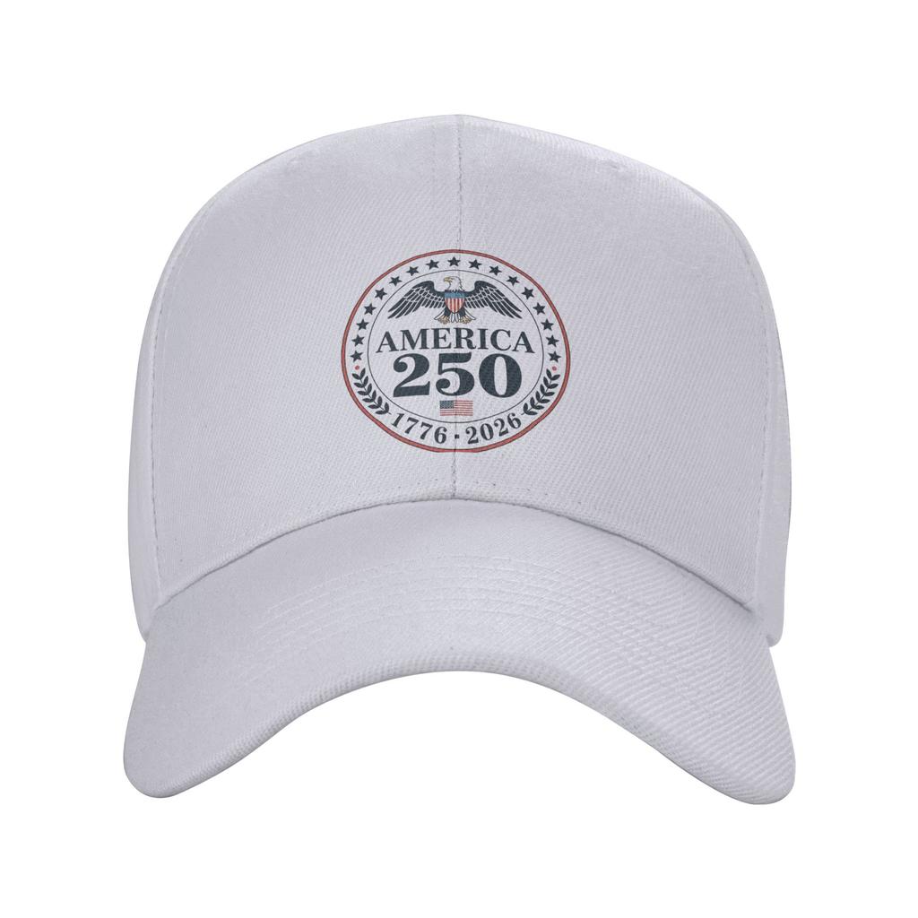 America  Year Anniversary  Cap Unisex Summer Wear  Snapback Cap Adjustable