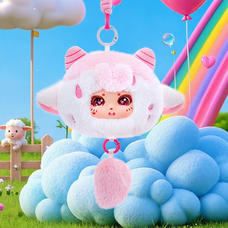 Cute Rubber Animal Doll Pendant (Rabbit/Lamb/Squirrel/Fox/Monkey/Tiger/Leopard) Companion Doll Is The Best Holiday Gift