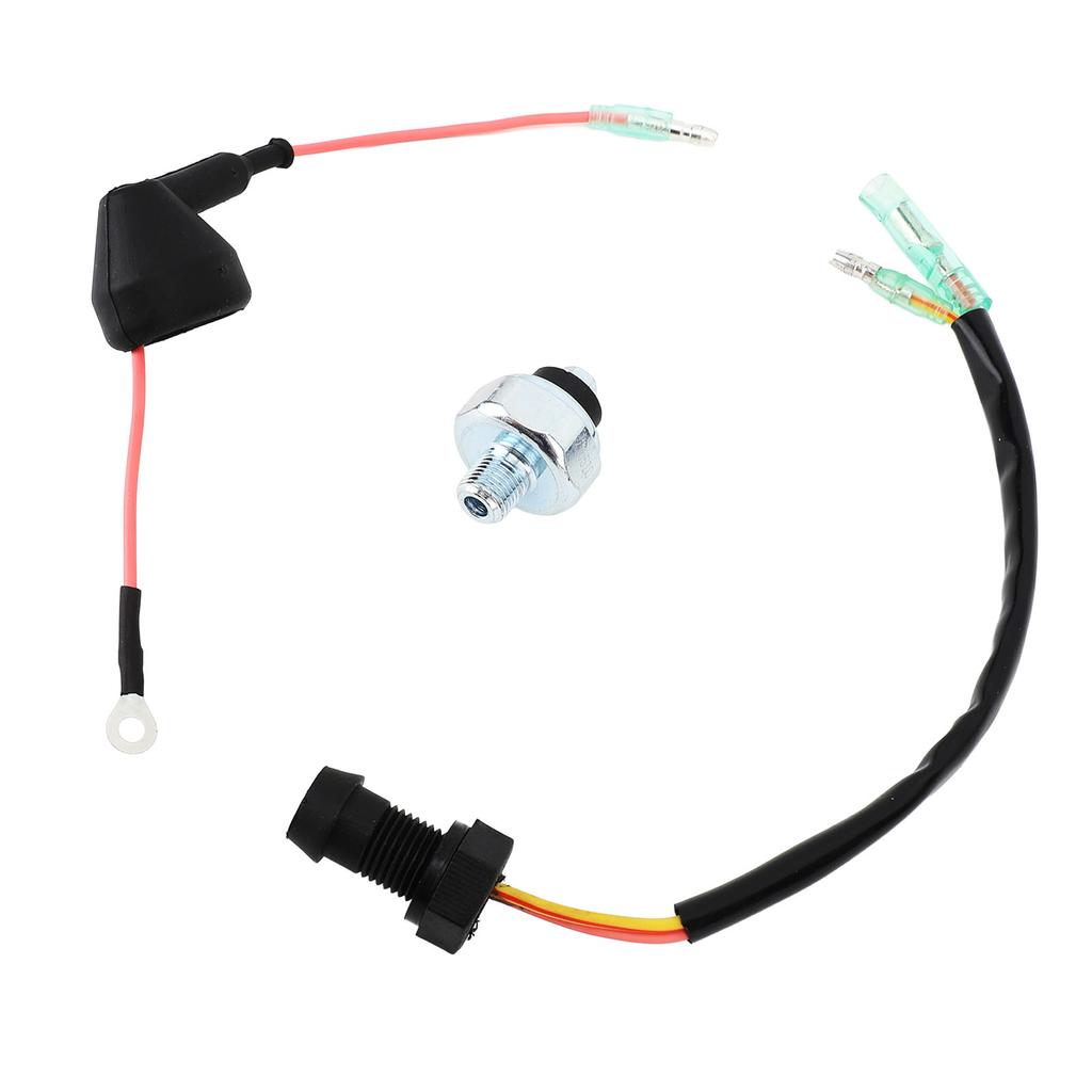 Oil Pressure Sensor with Indicator Light Engine Oil Pressure Sensor for 9.9?15HP Outboard 65W?85410?01 62Y?82504?10 66M?82127?10