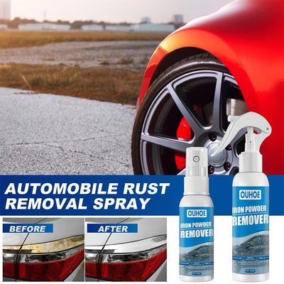 100ml Auto Rostlöser Spray Metall Lackreiniger Autopflege Eisenpulver Reinigung Rostlöser Spray