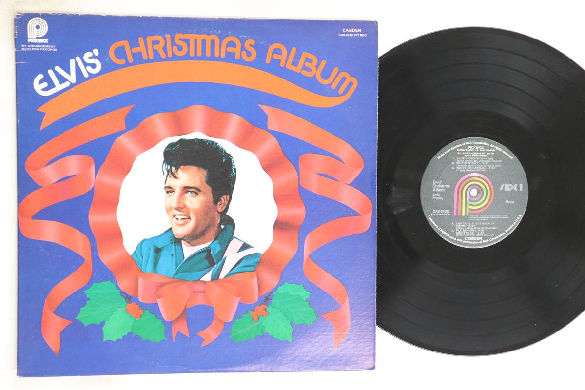 

LP Record ELVIS PRESLEY - Elvis Christmas Album CAS2428 PICKWICK 1970 US Rock Used