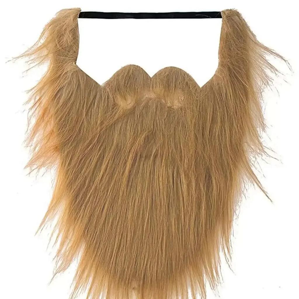 DIY Fancy Dress Fake Beard Long Fluff Beards Cosplay Costume Props Santa Claus Beard Eyebrows Mustache Christmas Party Suppl