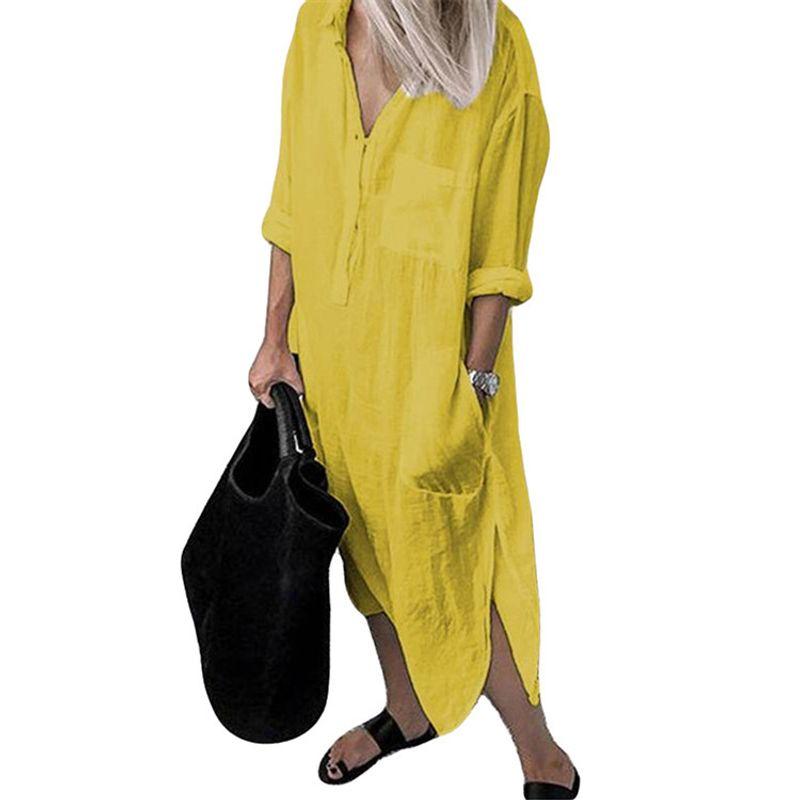 Dress Elegant Solid Color Office Women Simple Slit Outerwear