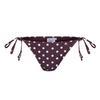 Jack Wills Damskie Majtki Bikini w Kropki z Wiązaniem z Boku