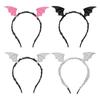 Halloween Masquerade Bat Wings Headband: Cosplay & Party Accessory