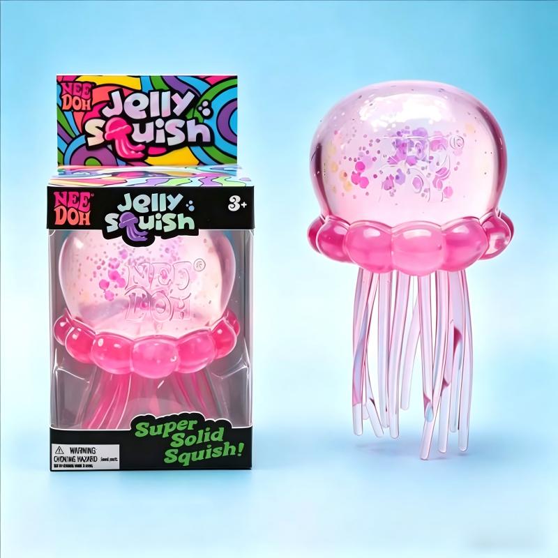 Jellyfish Fidgets Toys Ocean Jellyfish Toy, Water Proof Water Play Sensory Toy, Soft Jelly Squeeze Stress Relief for Gifts