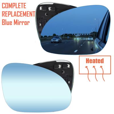For VW Golf GTI Jetta 5 MK5 06-10 Passat B6 Left & Right Side Mirror Glass Blue Rear View Rearview Exterior Wide Angle Car Parts