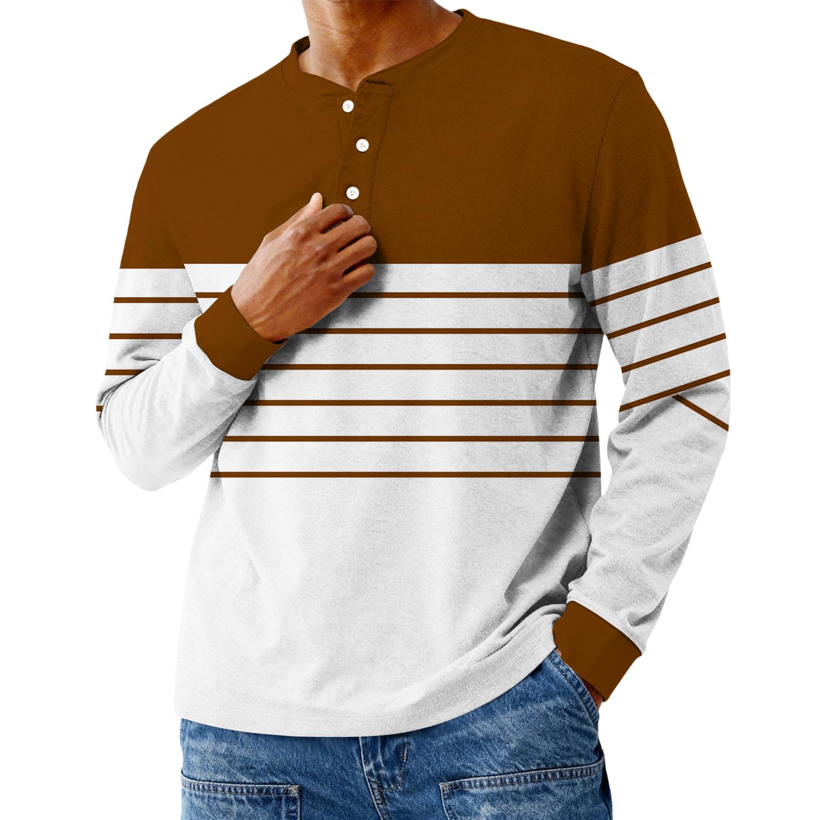 

Мужская повседневная рубашка оверсайз на пуговицах с длинными рукавами XL