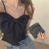 Trendy Women's Solid Color Vest with Suspenders - Casual Japanese Summer Fashion