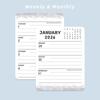 English Version To Do List Notebook Mini Weekly Planner Compact Schedule Notepad  Students