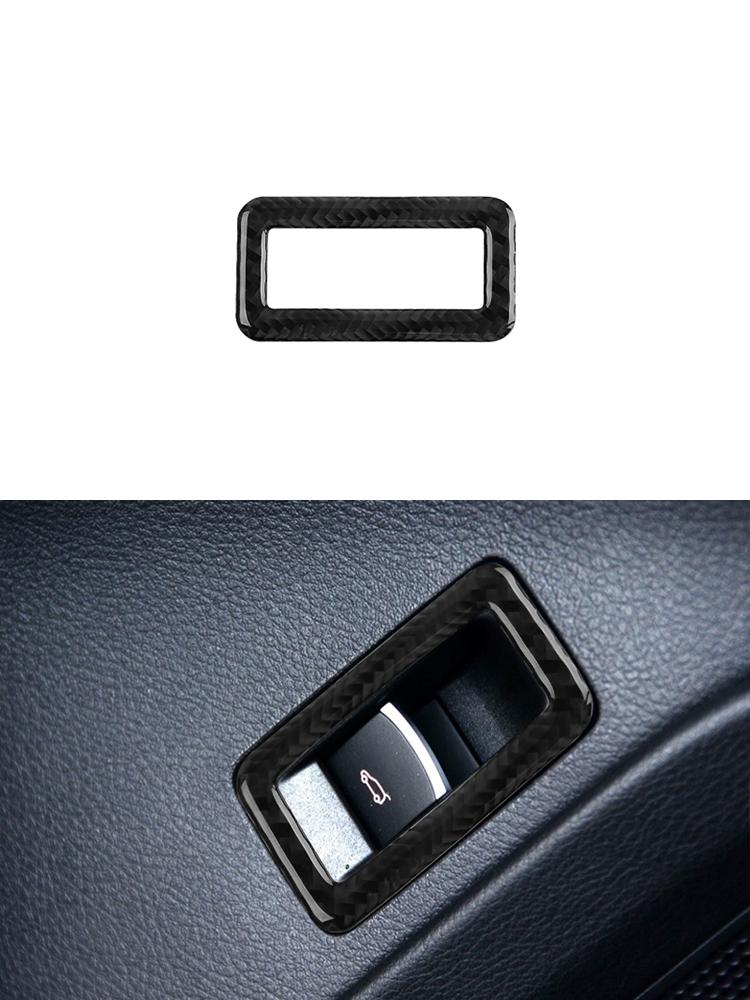 For Volkswagen VW Touareg 2011-2015 Car Carbon Fiber Sticker Version LHD Gear Shift Panel Interior Center control panel door