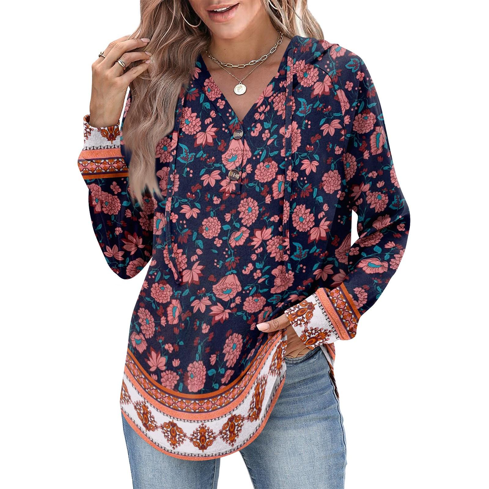 

Женская мода, женский легкий пуловер с длинными рукавами и карманами, толстовка с капюшоном в стиле консервативного стиля XXL