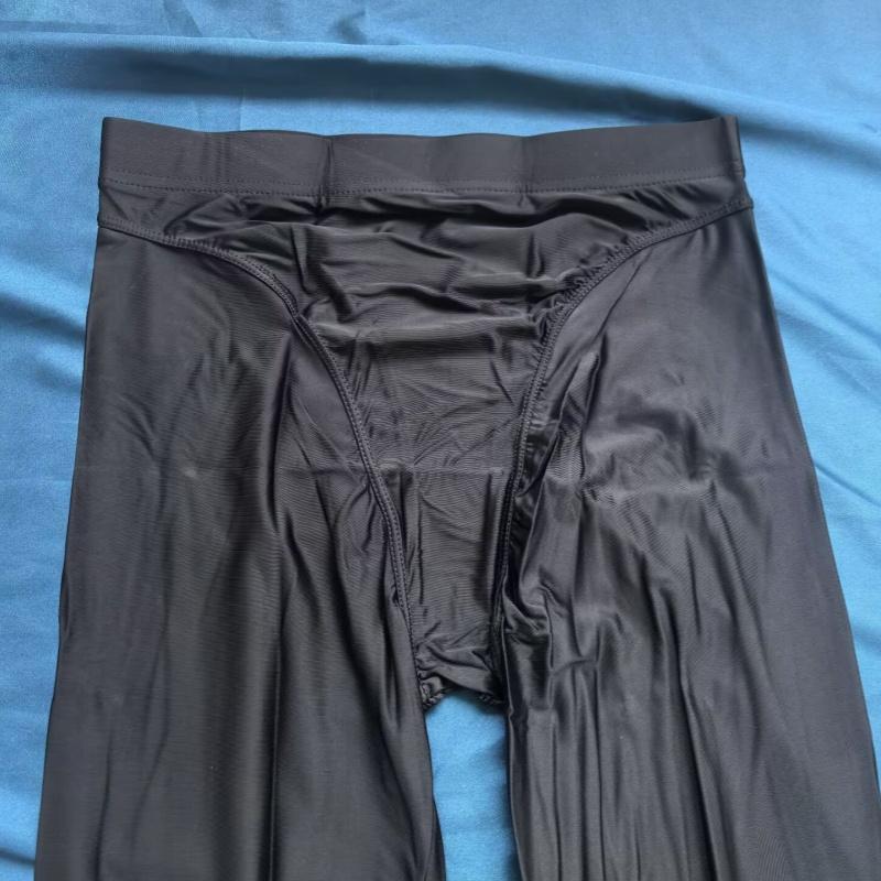 Plus Size Triangle Crotch Shaping Pantyhose Super Glossy Smooth Yoga Leggings Women Sexy Oil Shiny Pole Dance Clubwear