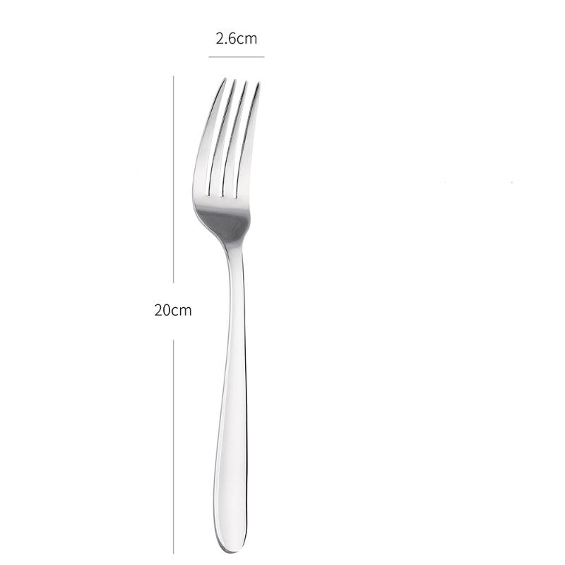 HANYANG Steak Knife and Fork Western Knife, Fork and Spoon Simple Wind Gold Stirring Spoon Western Tableware