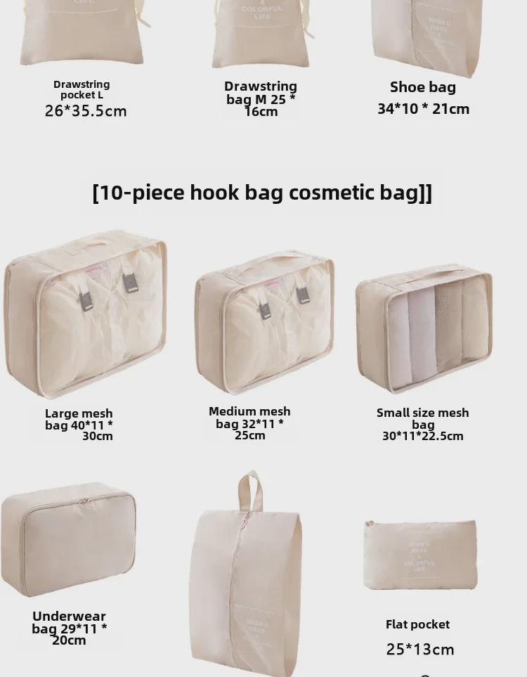 Portable Travel Suitcase and Clothing Storage Organizer for Underwear and Clothes