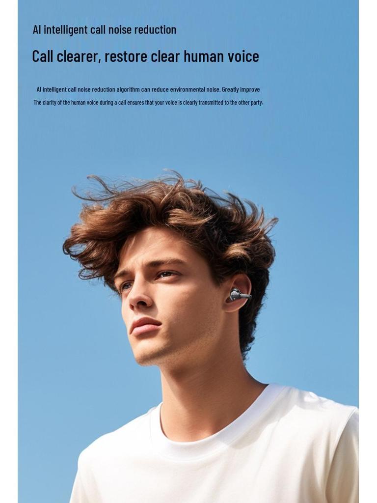 2026 W18 Bone Conduction Open-Ear Bluetooth Ear-Clip Headphones: Pain-Free Long Wear with Extended Battery Life & Customizable Private Model.