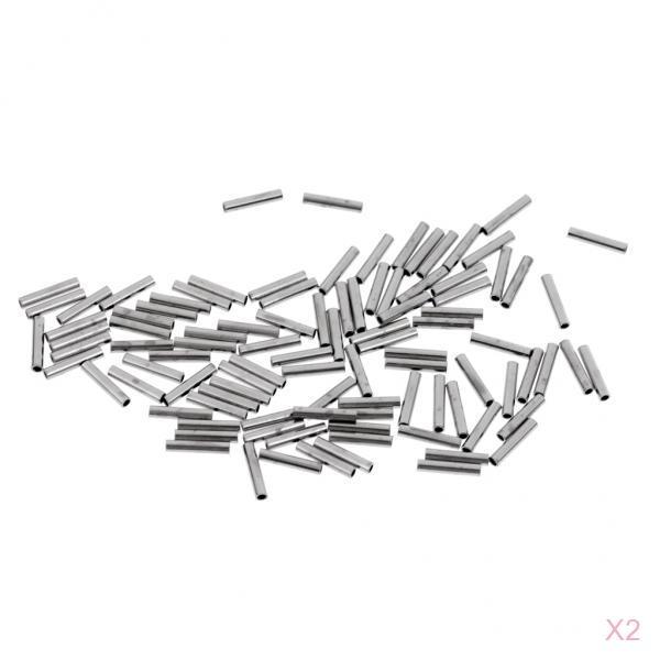 200pcs Crimping Loop Sleeve Various Sizes From 1.0mm - 2.0mm 1.4x8mm