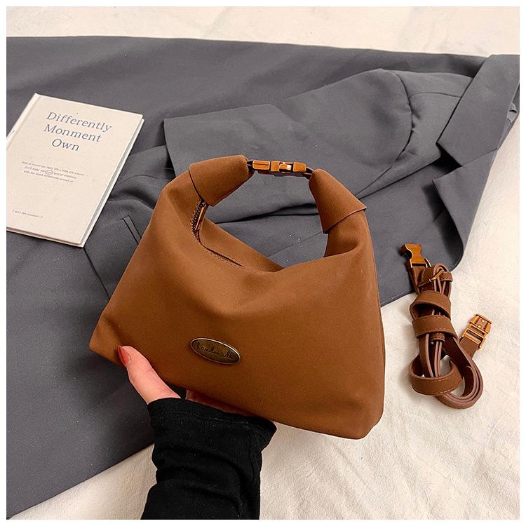 

Трендовый новый продукт нишевый дизайн ретро универсальная ручная маленькая сумка простой стиль деловая повседневная однотонная сумка-мессенджер женская