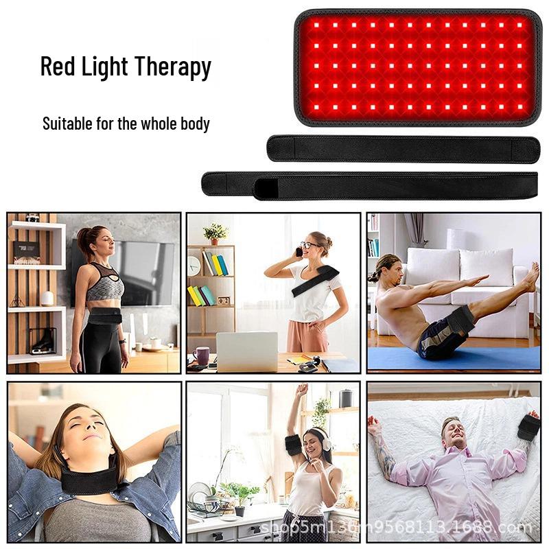 60-Bead Red Light Therapy Belt: Waist, Knee, Leg, Shoulder & Abdomen Warmer