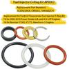 6.0L Diesel Fuel Rail Adapter, High Pressure Rail Adapter Leak Test Tool, Nozzle Cup Seal O-Ring Sleeve, Ford 6.0L Powerstroke Diesel Fuel Injector