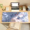 Genshin Impact Shenhe Mouse Pad Nonslip Locking Edge DeskMat PC Laptop Accessories Rubber Office Keyboard Large Game XXL Carpet
