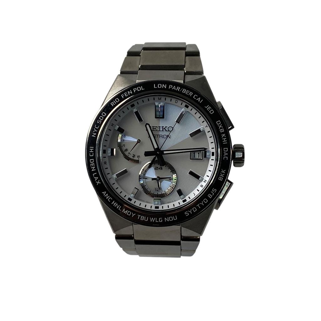 Used SEIKOWatches Silver titanium mens