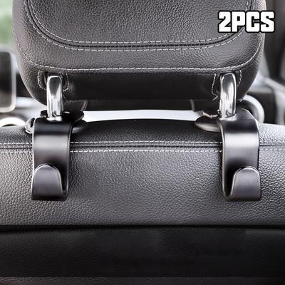 2Pcs/Saco Ganchos Multifuncionais Ganchos para Banco Traseiro de Carro Ocultos Criativos Ganchos para Banco Traseiro de Carro com Forte Capacidade de Carga Suporte Simples