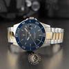 Maserati Competizione Diver Blue Stainless Steel Bicolor Men's Quartz Watch with Date and Ceramic Bezel R8873600010