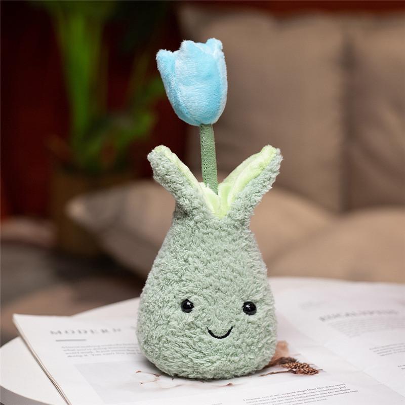 Tulip Succulent Adorable Plushie Toy Cute Cartoon Plant Kids Birthday Present