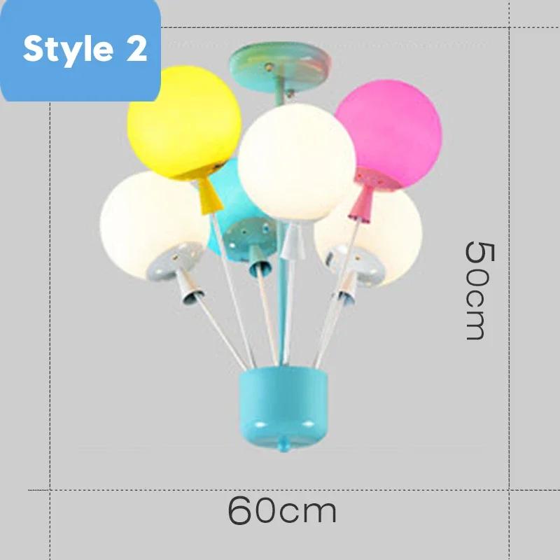 Children's room LED balloon ceiling light baby ceiling light decorative creative dreamy cartoon children's and men's room lights