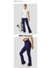 Women's High Waist Slimming Flare Yoga Pants - Butt Lifting Cropped Fitness & Running Trousers