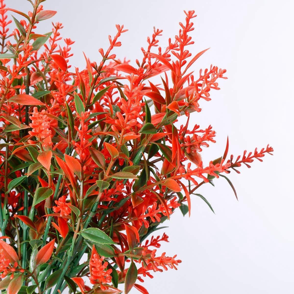 

Artificial Flowers Plastic Lavender Fake Plants Grass Wedding Home vase Garden Decor DIY Gifts Photography Props Outdoor Bonsai 1pc оранжевый