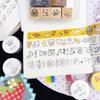 Waka Waka Planner & Washi Tape: Cute Bear Diary Pull-Tab Stickers, Japanese Moe Style for Collage