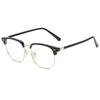 Retro Anti-Blue Light Eyeglasses: Unisex Trendy Frames for Myopia