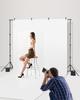 Backdrop Stand Background Stand Kit 7 X 10 Ft for Party & Photo Studio