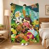 Cookie Run Kingdom Game Throw 240g Flannel Blanket, Suitable for Sofas, Beds, Offices,  Exquisite Gift Blankets