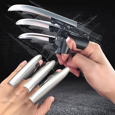 Mechanical Retractable Wolf Claw Kids Adults Expandable Wolf Claw Halloween Costume Party