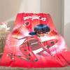 [1pc Ladybug Blanket] All-Season Blanket - Cozy Blanket for Sofa Couch Home Decoration, Digital Printed Nap Blanket