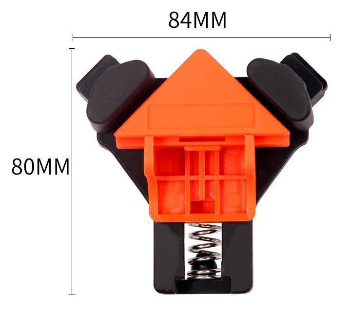 

4-Piece Right Angle Woodworking Clamp Set for Picture Frames, 90° Quick Clamp Tool