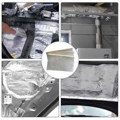 Automotive Soundproofing Sheet Vibrations Damping Fire Retardant Polyester Fiber Layer For Door Floor Trunk