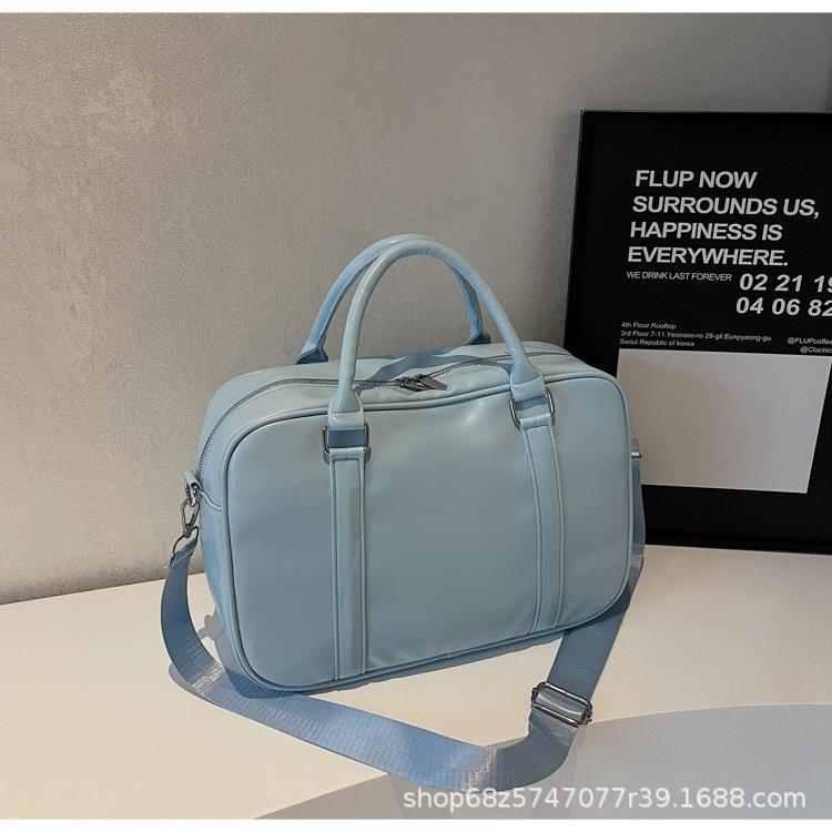 

Large capacity handbag bag women 2025 new fashion commuter big bag briefcase winter versatile broadband messenger bag синий