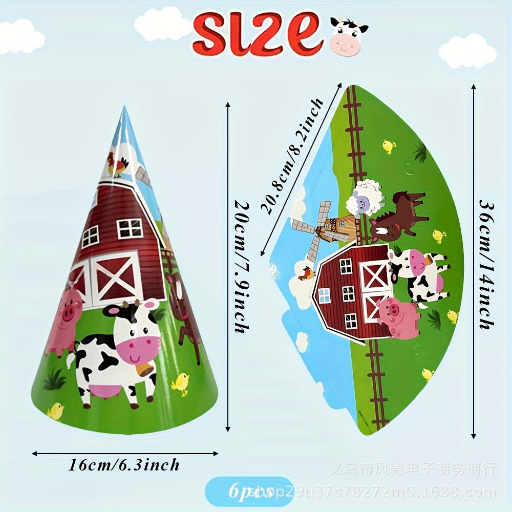 New Spot Paper Hat Collection Birthday Party Supplies Cartoon Children'S Party Decoration Scene Decoration