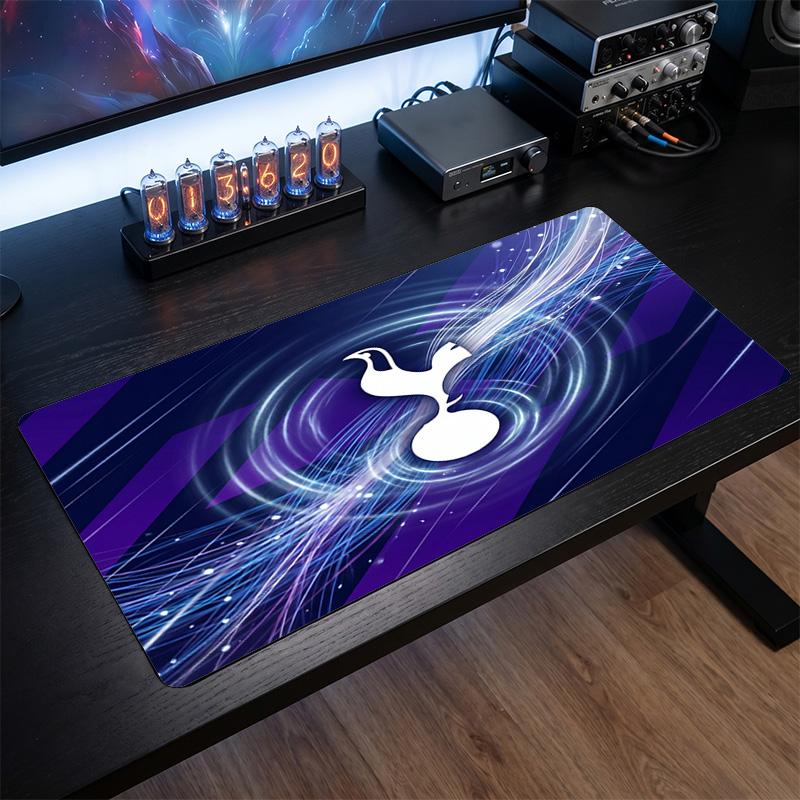 Tappetino per Mouse Grande Stampato Tottenham Hotspur, Tappetino Morbido in Gomma Antiscivolo per Scrivania da Gioco per Ufficio Laptop Computer Decorazione