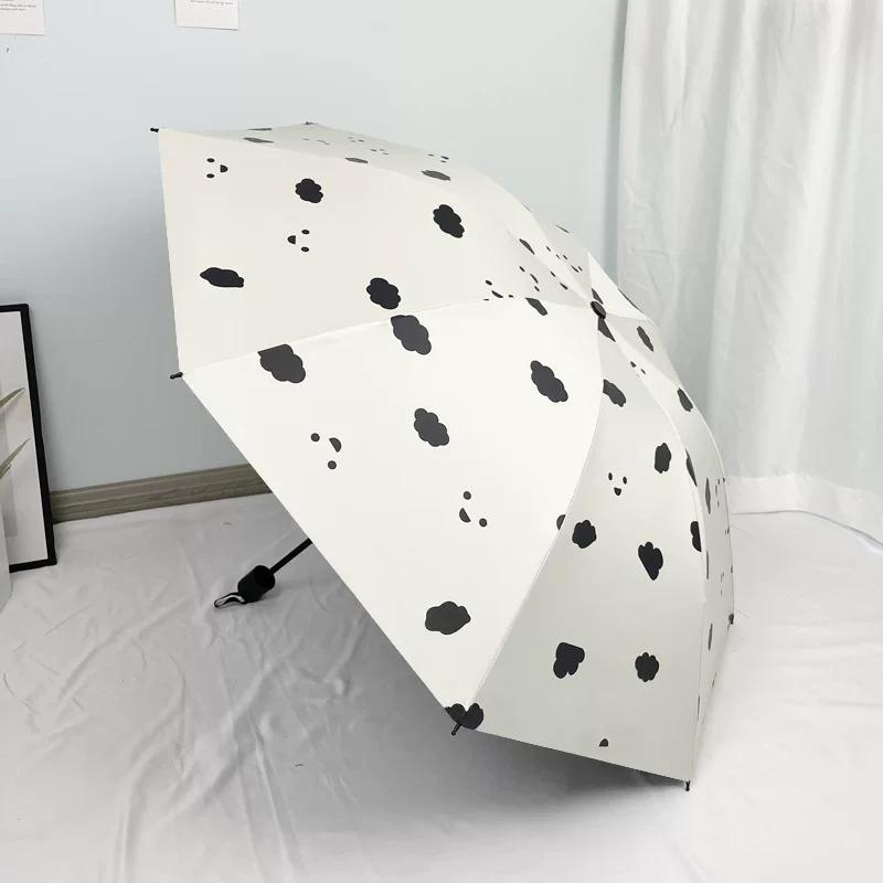 Fully Automatic Umbrella for Both Sunny and Rainy Weather, Women's Sun Umbrella, Sun Protection, Uv Protection, Double-Layer, High Aesthetic Value